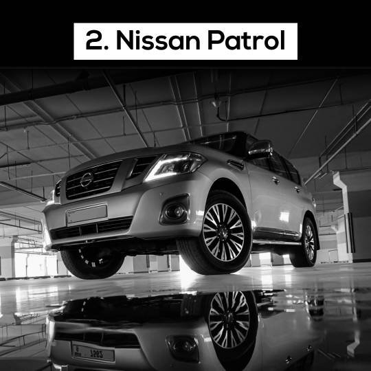 Nissan Patrol - 10 Most popular cars in Dubai