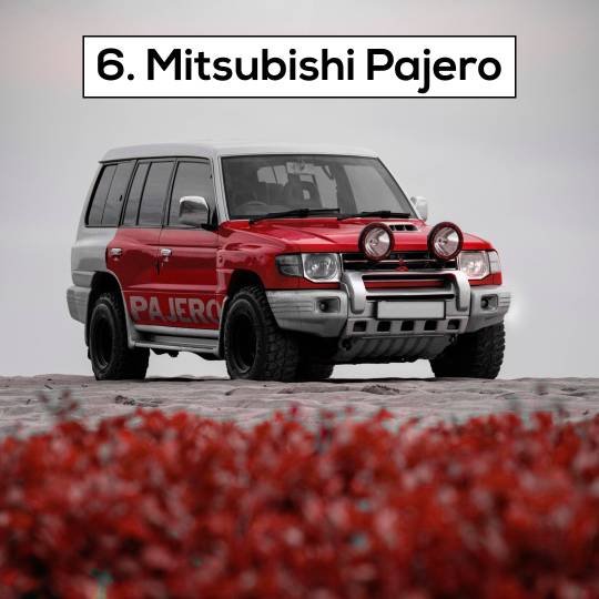 Mitsubishi Pajero - 10 Most popular cars in Dubai