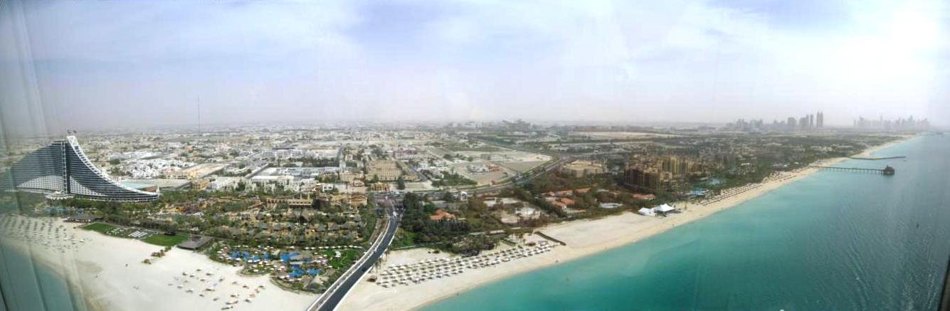 Jumeirah viewed from Burj Al Arab