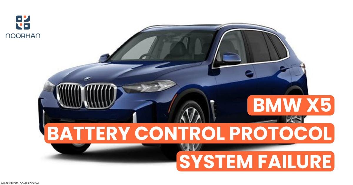 BMW X5 BCP (Battery Control Protocol) System Failure in the UAE