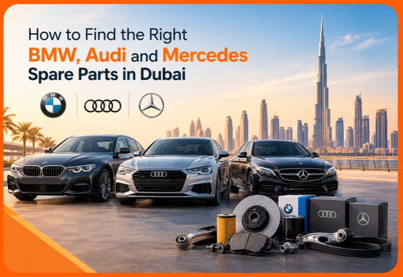 How to Find the Right BMW, Audi and Mercedes Spare Parts in Dubai
